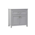 thumbnail image 3 of Elegant Kitchen and Bath 30 Inch Wide Bathroom Storage Freestanding Cabinet In Grey, 3 of 14
