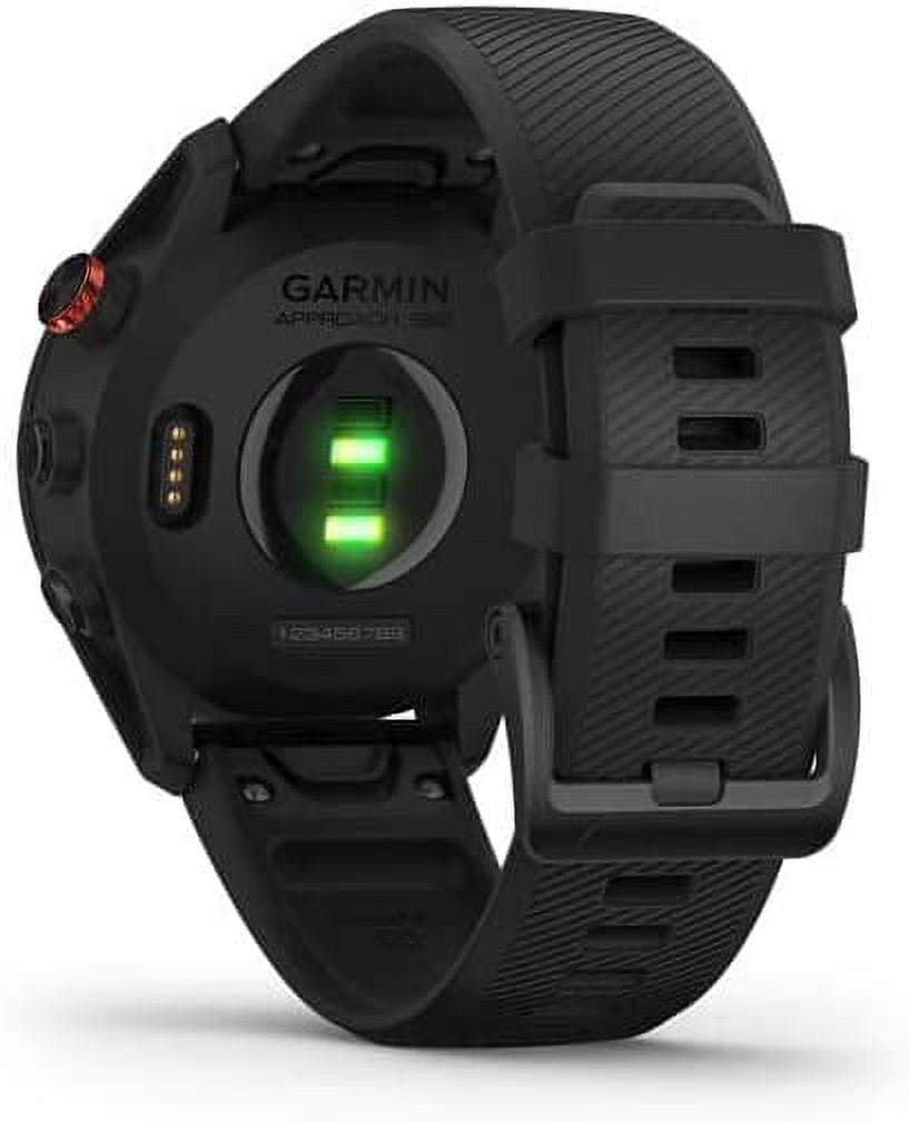 Garmin Approach S62 GPS Golf Watch (Black Bezel/Black Band) W