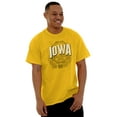 thumbnail image 5 of Iowa IA Student Campus Pride Seal Men's Graphic T Shirt Tees Brisco Brands S, 5 of 6