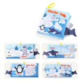 thumbnail image 1 of Baby Cloth Book Soft Crinkle Books Sensory Toy Early Learning Newb0rn Gi, 1 of 8