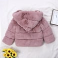 thumbnail image 4 of Lkhaha Essentials Girls Toddlers Jacket Solid Color Warm Hooded Fashion Casual Jackets Size 4-5 Years, 4 of 8
