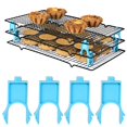 thumbnail image 1 of TidBay Baking Sheet Stackers Reusable Trays Stacking Holder Space-Saving Baking Pan Stacking Clips Freeze Dryer Trays, 1 of 8