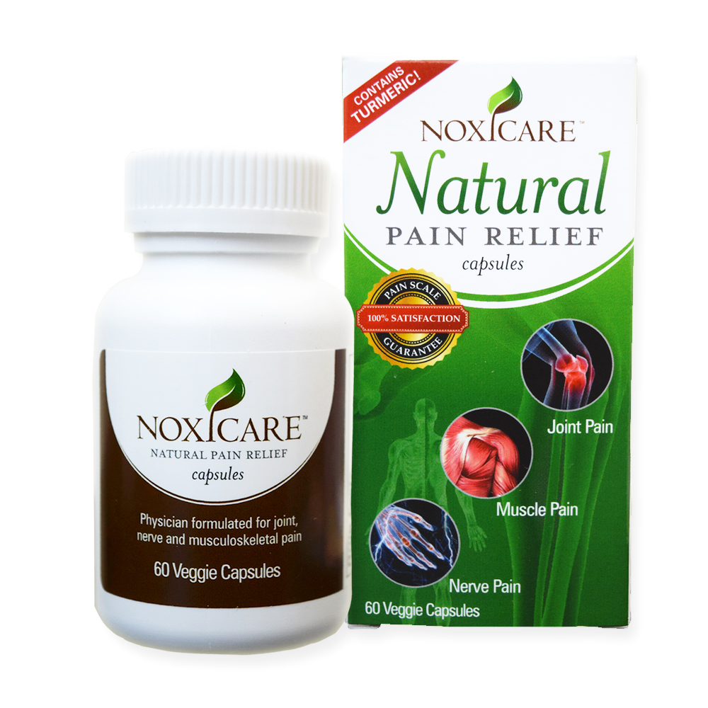 Noxicare Natural Pain Relief Capsules, 60 Ct