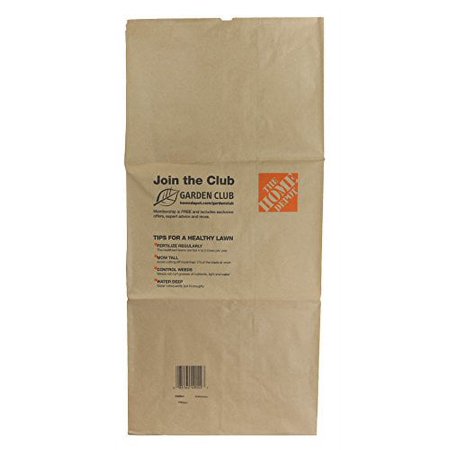 Home Depot Heavy Duty Brown Paper 30 Gallon Lawn and Refuse Bags for Home and Garden (70 Lawn Bags)