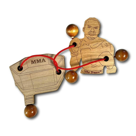 Creative Crafthouse MMA Double Trouble String Puzzle, Brain Teaser Gift, USA Made
