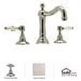 thumbnail image 2 of Rohl A1409xm-2 Acqui 1.2 GPM Widespread Bathroom Faucet - Nickel, 2 of 2