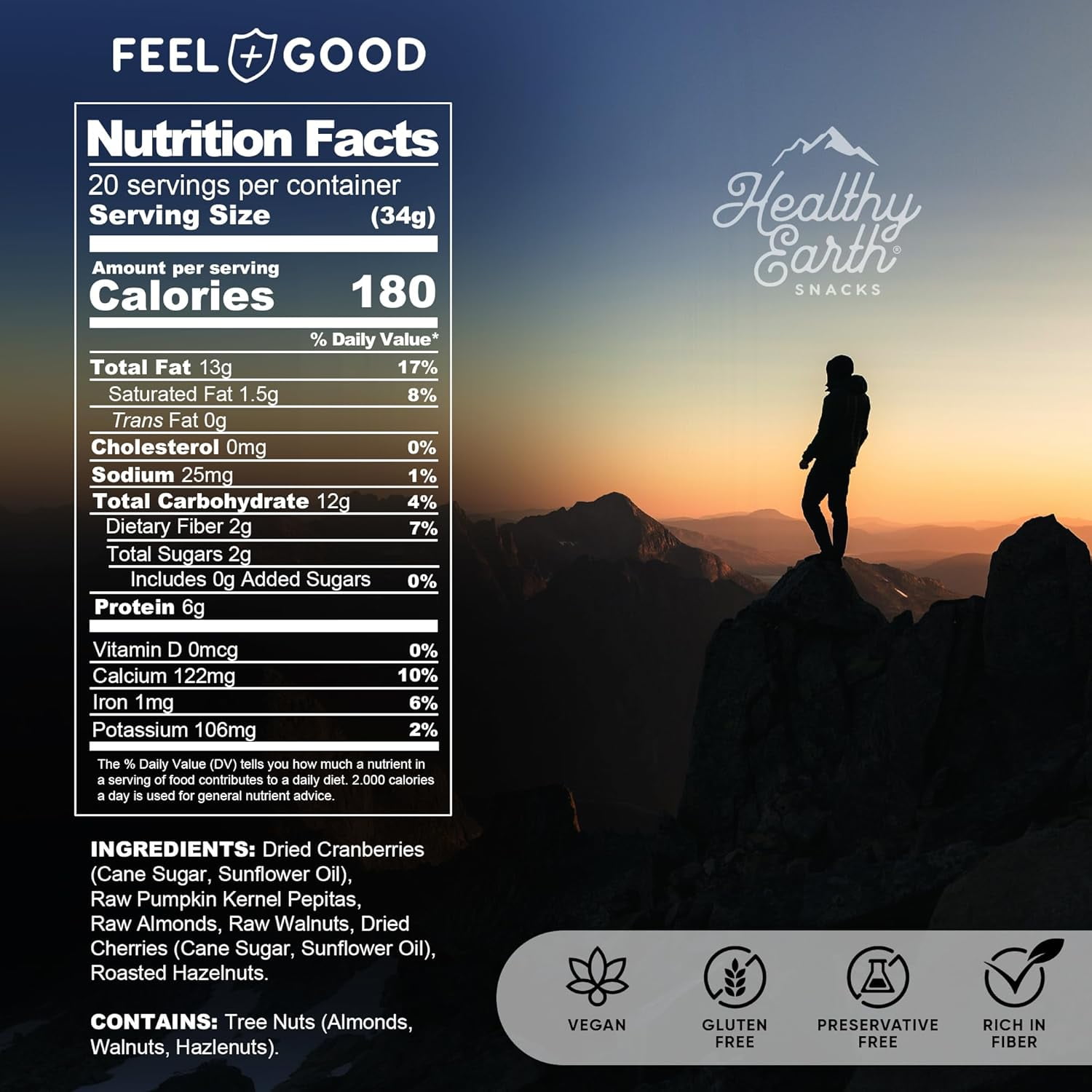 Mixed Nuts Unsalted | Trail Mix | Trail Mix without Peanuts | Gourmet Snacks, Protein Snacks, Gluten Free, No Preservatives, High Fiber (Natural Antioxidant)