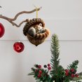 thumbnail image 3 of Forest Animal Acorn Ornaments,Acrylic 2D Animal Christmas Ornaments,Hanging Vintage Christmas Ornaments for Christmas Tree,Hanging Gift for Animal Lovers Home Party Decor 3.14 Inch, 3 of 3