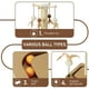 thumbnail image 3 of Rascador para gatos PEEKAB, 27 cm, sisal, con pelota de juguete, 3 of 9