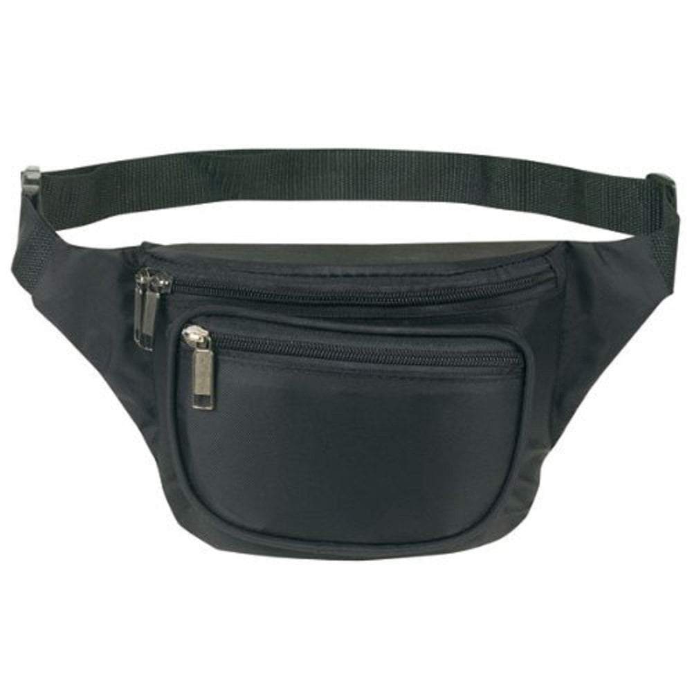 all black fanny pack