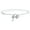 Clear, variant on Womens Romantic Key to Her Heart, Lock, Key Charm Anklet Double Strand Ankle Bracelet .925 Sterling Silver