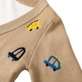 thumbnail image 4 of Toddler Boys Girls Long Sleeve Knitted Sweaters Cardigan Kids Button Down Jackets Coats 2-7T, 4 of 8