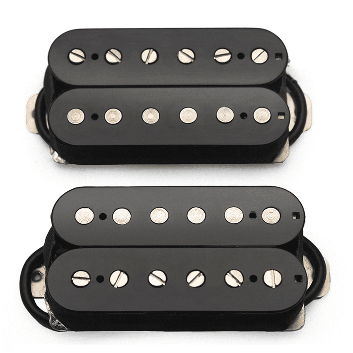 2Pcs Electric Guitar Pickups Set 5 Double Coil Humbucker Electric Guitar Pickup Neck +Bridge Pickup,2 x Humbucker Pickup (Neck+Bridge),Black