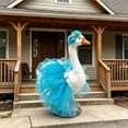 thumbnail image 6 of Goose Clothing Outfit with Chiffon Skirt, Polyester Fabric for Lawn Goose, Outdoor Porch Patio Garden Decoration, Themed Dress for Seasonal Display, Topliu, 6 of 8