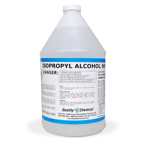 Isopropyl Alcohol Grade 99 Anhydrous (IPA) - 1 gallon (128 oz.)
