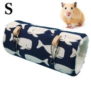 Bangcool Hamster Tunnel Hammock Warm Soft Hamster Tube Toy Hanging Bed for Small Animals
