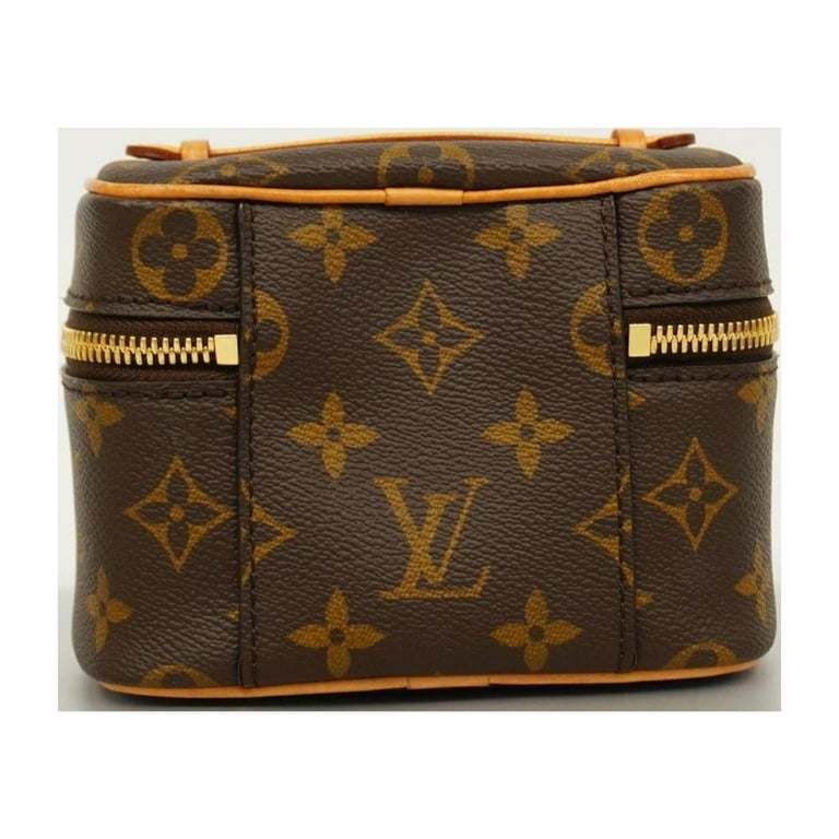 Pre-Owned Louis Vuitton Pouch Monogram Nice Nano M44936 Brown 