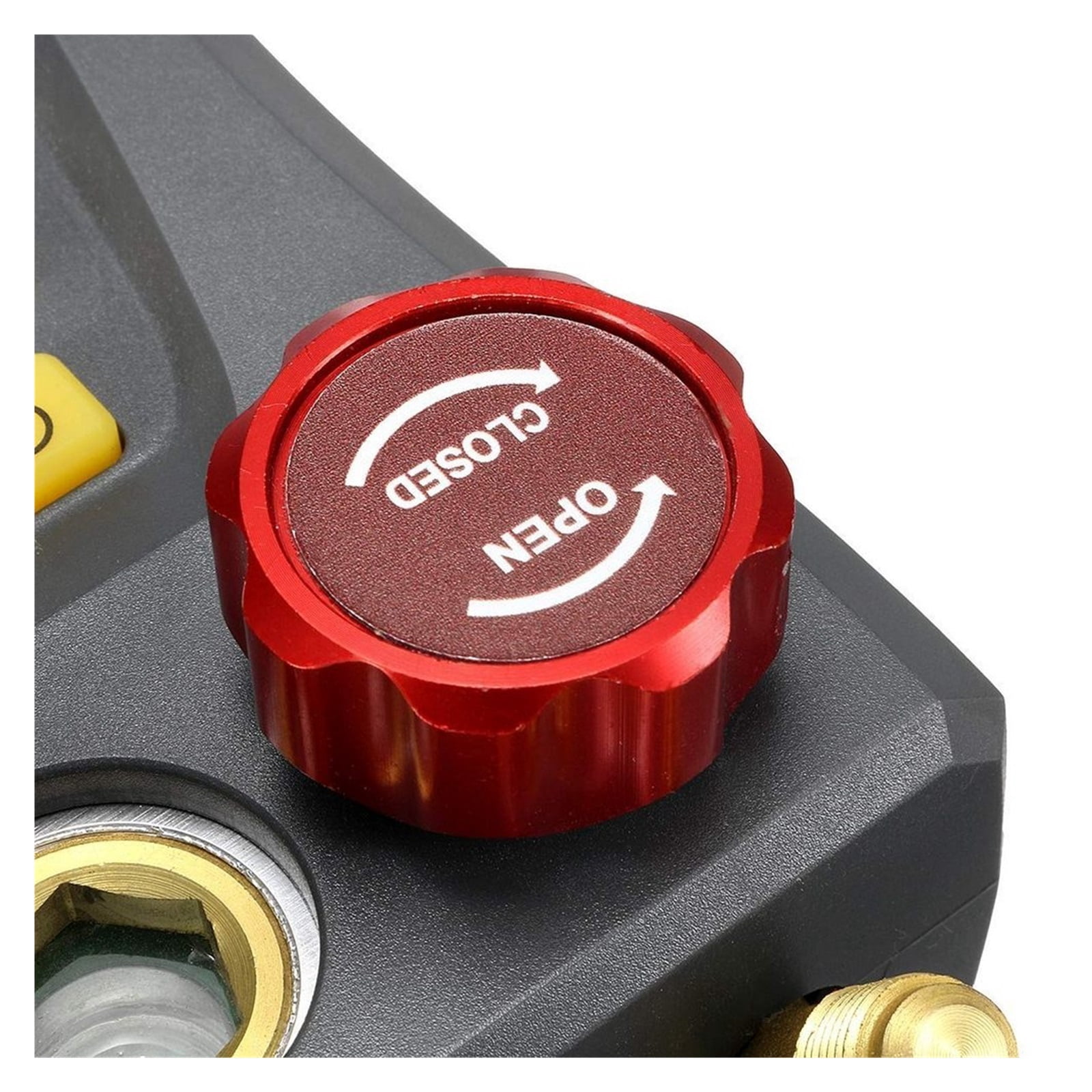 Pressure Gauge Refrigeration Digital Vacuum Pressure Manifold Tester Meter HVAC Temperature Tester Valve Tool Kit ,Easy to Use