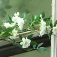 thumbnail image 5 of Darzheoy 5.7FT Artificial Rose Vine Fake Flower Garland Fake Silk Rose Hanging Vine for Wedding Party Background Arch Garden Background Decoration, 5 of 6