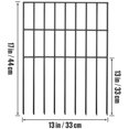 BENTISM Garden Fence No Dig Fence 17''(H)x13''(L) Animal Barrier Fence