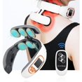 thumbnail image 1 of Masajeador cervical inteligente Shiatsu con calor, masajeador de cuello eléctrico con 4 modos de pulso, 15 niveles de intensidad, masaje de amasado profundo inalámbrico para el hogar, 1 of 4