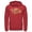 Red, variant on Men's Fortnite Victory Royale Gold Script Pull Over Hoodie Red X Large