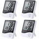 thumbnail image 1 of Higrómetro de temperatura digital LCD interior de 2 piezas con pantalla LCD medidor de temperatura medidor de humedad y tiempo del sistema 12 horas/24 horas con alarma Namotu MZQ-0900-2, 1 of 7