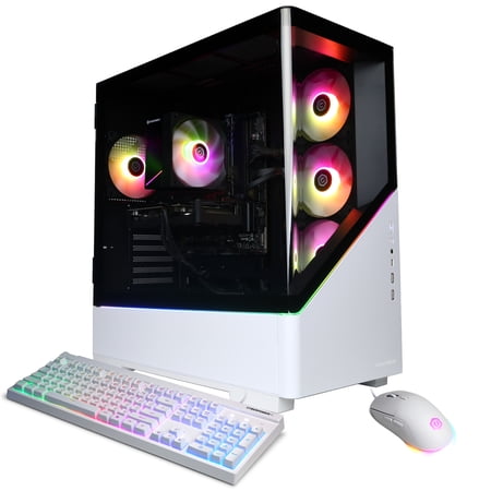 CyberPowerPC Gamer Xtreme Gaming Desktop Intel Core Ultra 5 225F NVIDIA GeForce RTX 5060 8GB 16GB DDR5 2TB SSD White GXi11240CPGV22 CyberPowerPC Gamer Xtreme Gaming Desktop Intel Core Ultra 5 225F NVIDIA GeForce RTX 5060 8GB 16GB DDR5 2TB SSD White GXi11240CPGV22