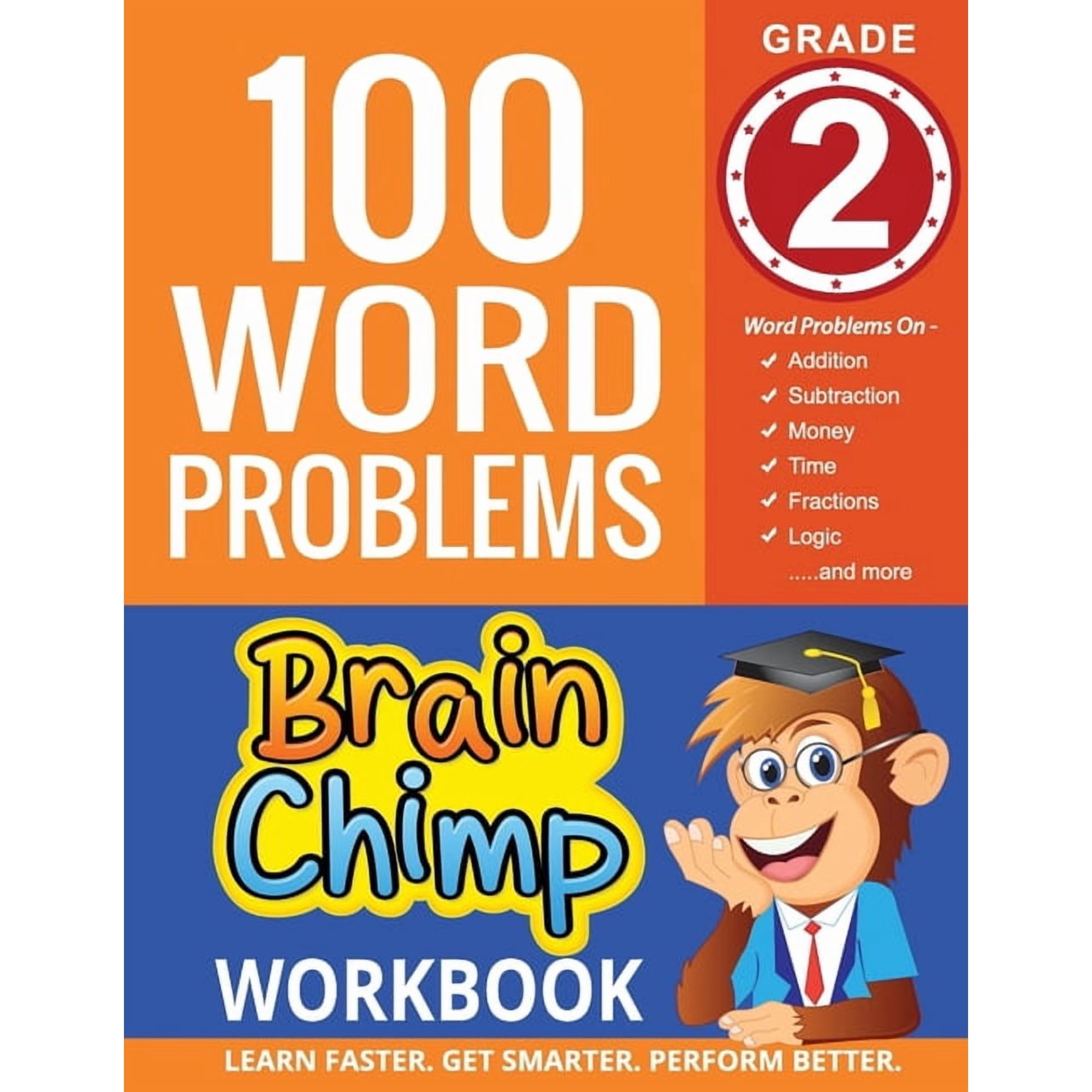 100 Word Problems: Grade 2 Math Workbook, (Paperback)