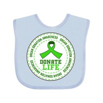 Inktastic Donate Life-Organ Donation Awareness Boys or Girls Baby Bib