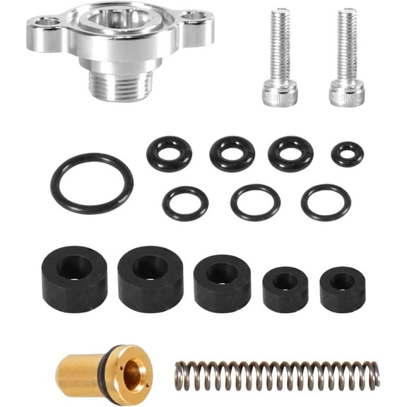YIUIY Fuel Relief Pressure Regulator Valve Cap Spring Seal Kit Compatible with Ford 7.3L Powerstroke Diesel 1999.5-2003