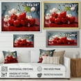 thumbnail image 4 of Designart "Chuckling Portrait In Cherry Red" Pop Art Wall Art Prints, 4 of 7