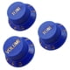 thumbnail image 2 of Perilla de volumen de guitarra Yuyangstore 1 peril de interruptor de control de volumen y 2 tonos azul oscuro, 2 of 6