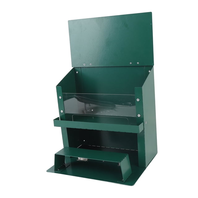 Large Squirrel Feeder, Convenient To Use Screw Connection Cute Picnic Table Metal Squirrel Feeder for Outdoor Garden