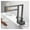Gray, variant on Basin Faucets Black Sink Mixer Taps Brass Bathroom Taps Square Vessel Sink Faucet Black Basin Mixer Cold Hot Water ,Easy to Use