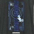 thumbnail image 2 of Women's Mission: Impossible Dead Reckoning Target Secured Blue  Racerback Tank Top Black Heather X Large, 2 of 4