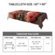 thumbnail image 2 of Mantel de Cars Lightning Mcqueen para cocina, comedor, fiesta, elegante mantel impermeable, lavable, resistente a las arrugas, decorativo, rectangular, 54 x 54 pulgadas, 2 of 8