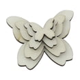 thumbnail image 5 of 100 Piezas de Forma de Mariposa Artesanía Adornos en Scrapbooking DIY, 5 of 5