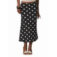 thumbnail image 3 of Women'S Polka Dots Midi Skirt Summer Mesh Flowy Long Skirts Black S, 3 of 8