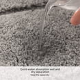 thumbnail image 2 of Alfombrilla de baño con forma de dorso de fibra ultrafina, antideslizante, almohadilla absorbente de color sólido, alfombrilla para puerta de baño, 2 of 6