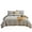Gray, variant on DBOZE Bed in a Bag 5 Pieces Comforter Sets, All Season Ultra Soft Bedding Sets, White, Queen