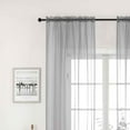 thumbnail image 5 of Crystal 2-Pack Sheer Rod Pocket Window Panel, Plum, 52x84 Inches, 5 of 5