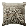 thumbnail image 1 of Decorative Pillow Cover, Grey 22"x22" (55x55 cm) Accent Cushion Covers, Velvet Embroidery Throw Pillows For Couch, Abstract Pattern Contemporary Style - Mystic Dream, 1 of 3