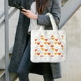 thumbnail image 7 of Rocae Cute Fox with Heart or Plush Underarm Bag White Furry Purse Handbag for Autumn and Winter, 7 of 7