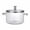 A, variant on Direct Heat Flame Cooking Pot Heat Resistant Borosilicate Glass Cookware Set Fluted stovetop Pot - Safe for Pasta Noodle, Soup, Milk, Tea, Clear (Capacity 1600 ml)