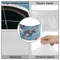 thumbnail image 6 of Uorisanigo Car Hood Cover Tear-Resistant Boho Turtle Hood Covers for Car Waterproof Automotive Accessories Suitable Most Automotive Sedans Trucks Pickup Sports Cars, 6 of 7