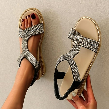 

HIBRO Fashion Women s Casual Shoes Breathable Outdoor Lace-up Leisure Sandals