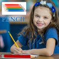 thumbnail image 3 of Oversized Wooden Pencil Gift Novelty School Supply Actually Writes J9Z7 D1U R6E3, 3 of 6