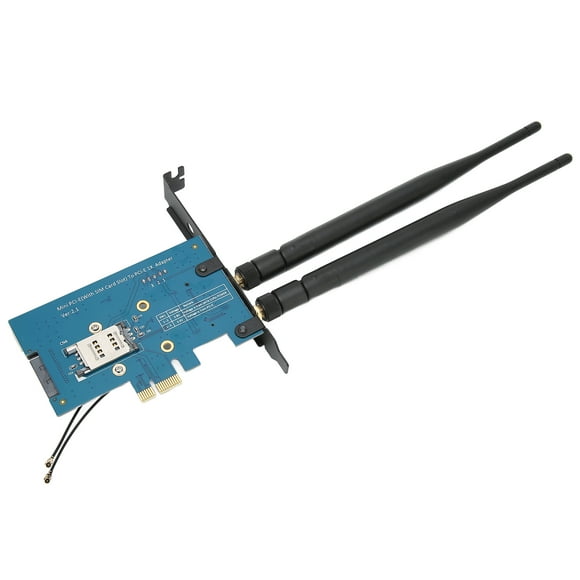 Mini PCIE Adapter, Light Weight 4Pin Power Interface Multi System Compatibility PC Wifi Adapter For Internet Cafe For Household