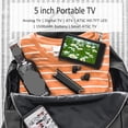 thumbnail image 4 of Yoidu TV Portátil de 5 Pulgadas, ATSC HD TFT LED Mini TV Digital de Bolsillo, Control Remoto, Batería Recargable de 1500 mAh, para USB Tarjeta TF, ATSC para Coche, 4 of 5